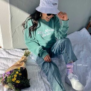 Asian American girl club aagc cool matcha crewneck